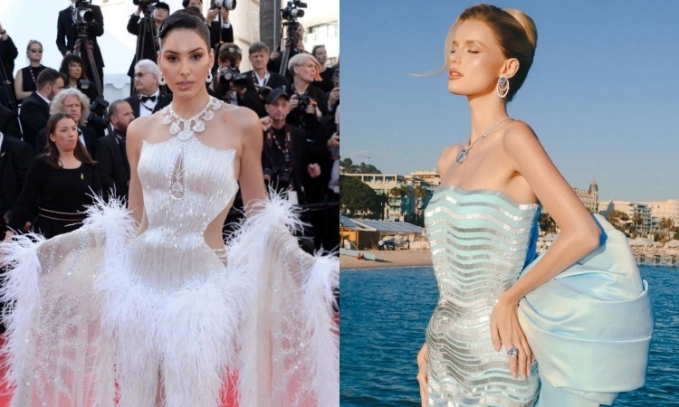 Váy áo NTK Việt chinh phục thảm đỏ Cannes 2026 cùng dàn Hoa hậu quốc tế - hình ảnh - new88pg.vip