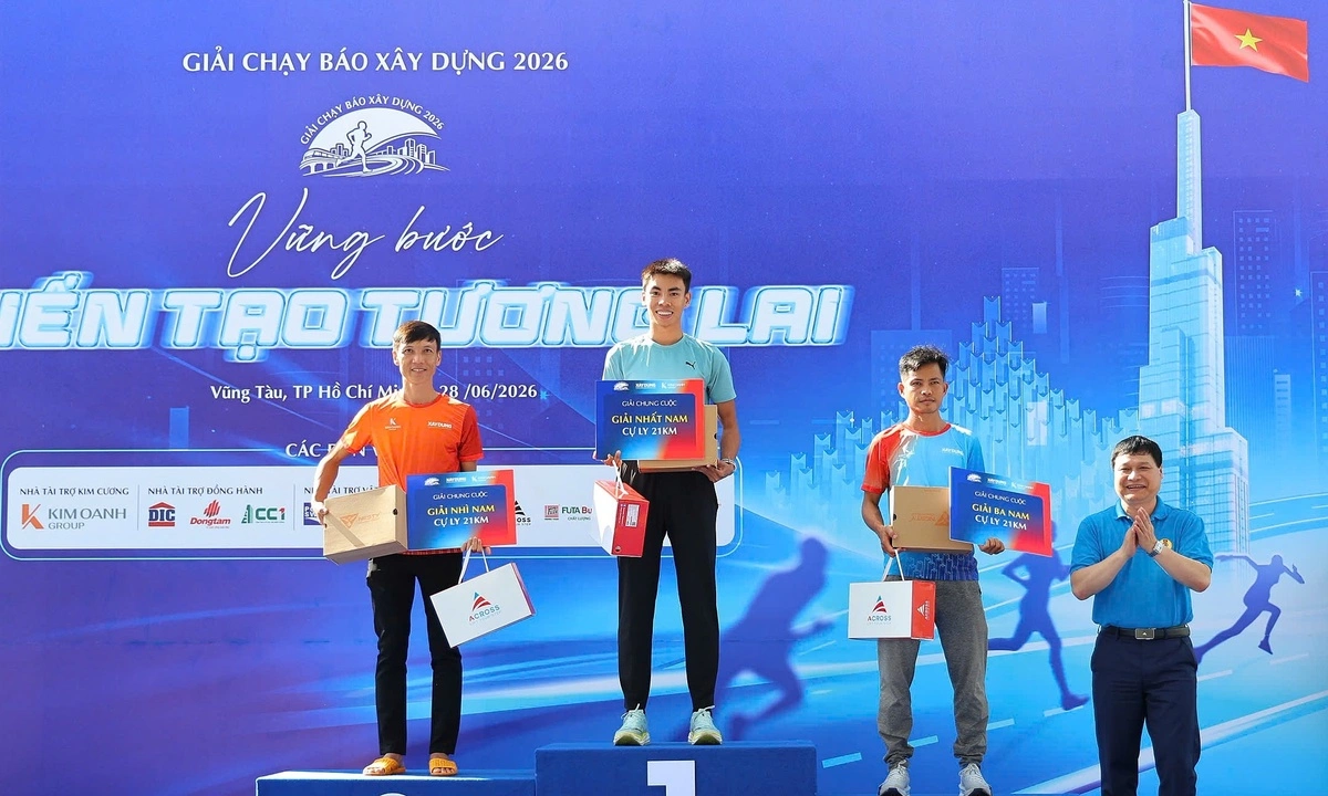 Anh Khôi và Lê Thị Hà chinh phục giải chạy Báo Xây dựng 2026 tại Vũng Tàu - hình ảnh - new88pg.vip