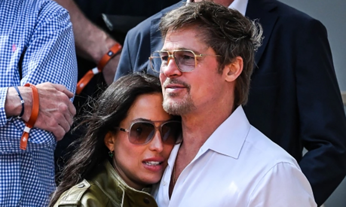Brad Pitt sánh đôi người tình Ines de Ramon tại giải Pháp Mở rộng - hình ảnh - new88pg.vip