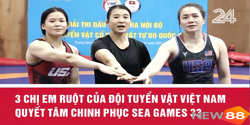 3 Chị Em Đô Vật Tự Do Lập Kỷ Tích Lịch Sử Tại SEA Games 33 - hình ảnh - new88pg.vip 3 Chị Em Đô Vật Tự Do Lập Kỷ Tích Lịch Sử Tại SEA Games 33 - hình ảnh - new88pg.vip