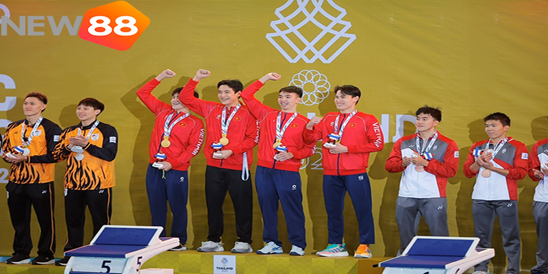 Bơi Việt Nam Khẳng Định Vị Thế Tại SEA Games 33 với 6 HCV - hình ảnh - new88pg.vip Bơi Việt Nam Khẳng Định Vị Thế Tại SEA Games 33 với 6 HCV - hình ảnh - new88pg.vip