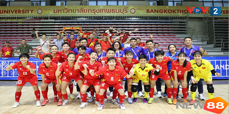 Bóng Đá futsal Nữ Việt Nam Giành HCV Lịch Sử SEA Games 33 - hình ảnh - new88pg.vip