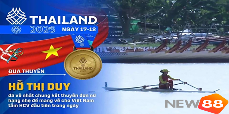 Hồ Thị Duy Đưa Rowing Việt Nam Chạm Đỉnh SEA Games 33 - hình ảnh - new88pg.vip